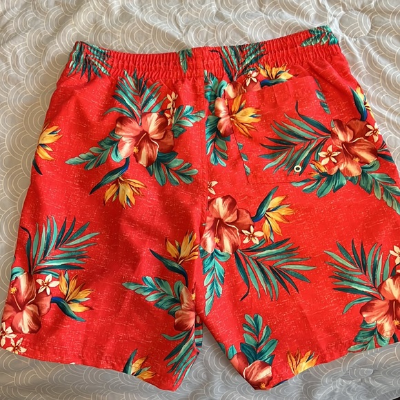 Mens Hawaiian Swim Trunks - Picture 8 of 9